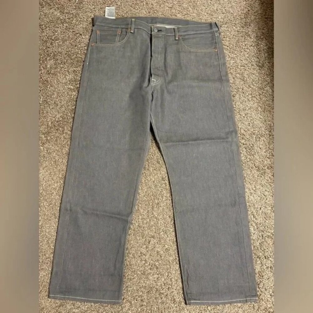 Levi's Men's 501 Straight Jeans in Charcoal
